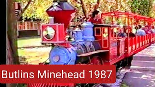 KBV1208 Butlins Minehead 1987 New Unseen Footage A Train Ride on the Miniature Railway [upl. by Katharine]