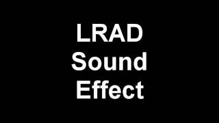 LRAD Sound Effect [upl. by Kitarp564]