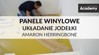 Klasyczna JODEŁKA  panele winylowe JAK ułożyć w jodełkę ARBITON AMARON HERRINGBONE [upl. by Nicki224]