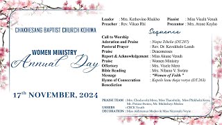 Women Ministry Annual Day  Nov 17 2024 [upl. by Temple684]