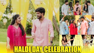 HALDI DAY CELEBRATION 💛  ANJITHA ❤️ AMAL  PULLOTHI [upl. by Sparky271]