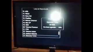 azamerica s1005 funcionando em IPTV [upl. by Nydroj575]