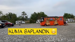 FETHİYEDE KARAVANIMIZLA İKİ KERE KUMA SAPLANDIK [upl. by Vasilek]