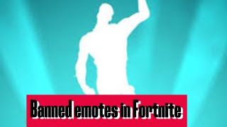 All Banned Emotes fortnite explained [upl. by Barr]