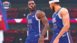 NBA 2K25 Next Gen Olympics Gameplay  USA vs AUSTRALIA Full Gameplay PS5Xbox Series X Concept [upl. by Baerman]