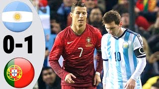 Argentina vs Portugal 01  Extended Highlight and Goals 2014 HD [upl. by Brandes391]