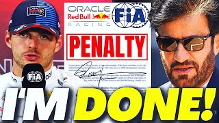 MAX VERSTAPPEN FURIOUS At FIA After SHOCKING STATEMENT Ahead AUSTIN GP  F1 NEWS [upl. by Ecinert429]