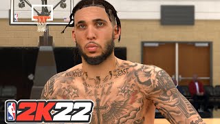 LIANGELO BALL ENTERS THE NBA DRAFTNBA 2K22 [upl. by Meyers]