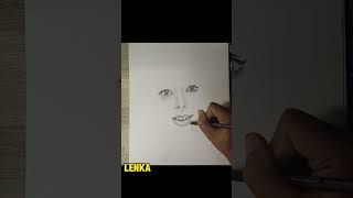 Draw Lenka  Australian Singer drawing art howtodraw sketch pencildrawing tutorial shorts [upl. by Deron]