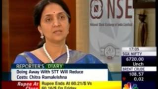 Interview of Ms Chitra Ramkrishna MD and CEO of National Stock Exchange with CNBC TV18 [upl. by Eisse]