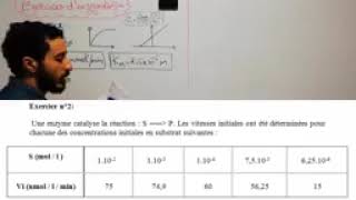 Enzymologie S4 la série 1  Ex 2 et 3 [upl. by Viviyan]