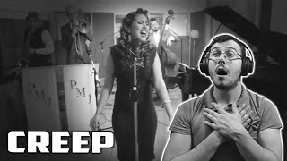 Creep  Vintage Postmodern Jukebox Radiohead Cover ft Haley Reinhart Reaction [upl. by Sang542]