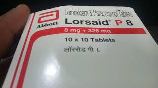 Lorsaid P Tablet Review [upl. by Lawry]