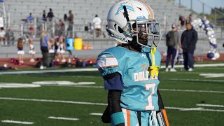 Armani Brown season highlights FULL Co 2032 RBLB 7 Tri City Dolphins 8u  IG Armanib07 [upl. by Eyoj]