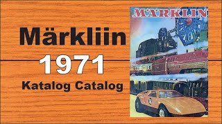 Märklin Katalog 1971 Catalog [upl. by Sophey]