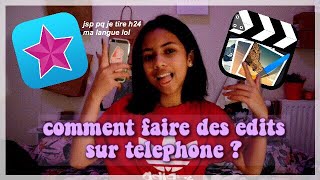 COMMENT FAIRE DES ÉDITS SUR TÉLÉPHONE   3 transitions Cute Cut [upl. by Stacia318]