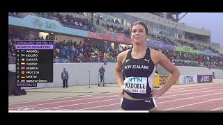 World Athletics U20 Championships semifinal 400m Szentgyörgyi Zita edző Soltész Renáta MTK [upl. by Oicnedif]