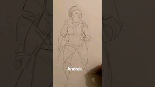 anorak and headphones 🎧 sketch [upl. by Etnomal]