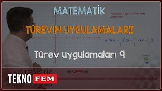 YGSLYS MATEMATİK  Türev uygulamaları 9 [upl. by Nehtiek]