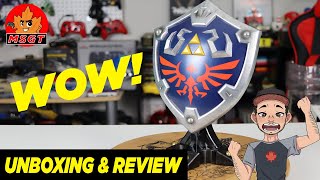 First4Figures Zelda Breath Of The Wild Hylian Shield PVC Statue UNBOXING amp REVIEW [upl. by Mixie]