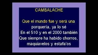 Karaoke  Cambalache Version 1 RE Piano Roland DEMO PISTA INSTRUMENTAL [upl. by Claudette]