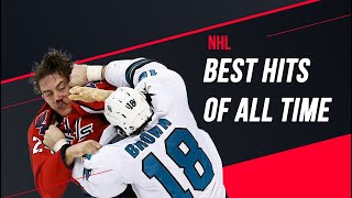 NHL Biggest Hits Of All Time [upl. by Nennarb]