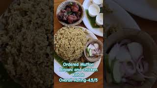 Bangalores famous amp one of the best Mallika Biryanibestbiryani muttonbiryani foodvlog [upl. by Kcub530]