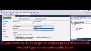 C  Form Application  Show console window in forms application [upl. by Ydnar152]