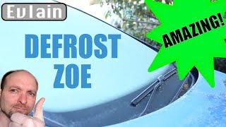 Defrosting A Renault Zoe [upl. by Hilly]