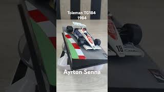 Ayrton Senna Toleman TG184  1984 escala 143 [upl. by Eednar]