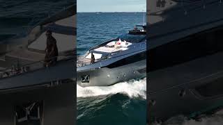 Riva yacht bow  top view [upl. by Llerod]