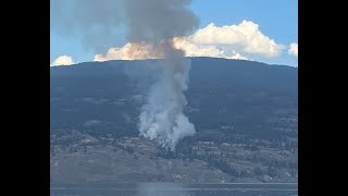 Live replay Naramata wildfire [upl. by Alexis]