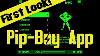 First Look At Fallout 4 Pipboy App iOS [upl. by Yesmar]