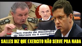 SALLESENFRENTE GENERAL E DIZ QUE EXERCITO ENGANOU POVO 8 JANEIRO [upl. by Coreen]