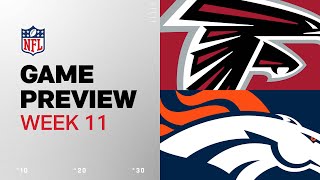 Atlanta Falcons vs Denver Broncos  2024 Week 11 Game Preview [upl. by Cedell]