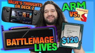 HW News  Battlemage Lives 9800X3D Flipped Cache amp Valves Deck 2 Thoughts [upl. by Ayanat]