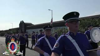 Craigavon Protestant Boys FB  Brian Robinson Memorial Parade 070924 [upl. by Rossen785]