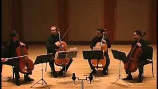 Boston Cello Quartet plays Dejardin quotVariations on a New Worldquot Part 1 [upl. by Lucinda]