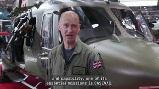 DSEi23  AW149 CASEVAC Capability [upl. by Dorkus]