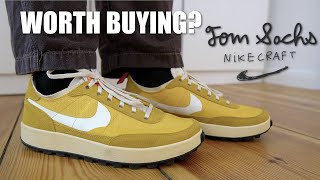 I WAS WRONG ABOUT THESE  TOM SACHS NIKECRAFT GENERAL PURPOSE SHOE DARK SULFUR REVIEW amp ON FEET [upl. by Ellohcin]