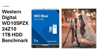 Western Digital WD10SPZX 24Z10 1TB HDD CrystalDiskMark Benchmark [upl. by Aseena]