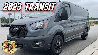 NEW 2023 FORD TRANSIT 150 America’s Best Selling Work Van Commercial Workhorse Walkaround [upl. by Lexa8]