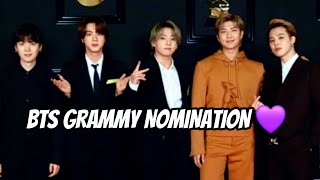 BTS Grammy Nomination 2024 kpop bts btsarmy [upl. by Cutter]