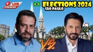 RUNOFF IN SAO PAULO ELECTIONS 2024 LETS FOLLOW THE VOTE COUNTING LIVE [upl. by Hawker]