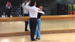 Slow Waltz Intermediate Routine by Inspiration 2 Dance London [upl. by Romine]