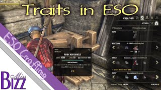 Traits in ESO  Elder Scrolls Online Traits  Armor and Weapon Traits  ESO Traits [upl. by Androw]