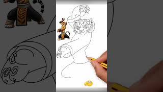 Draw Master Tigress from Kung Fu Panda [upl. by Abeh]