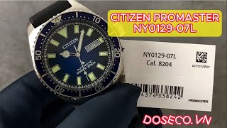 Đồng hồ nam CITIZEN DIVER PROMASTER NY012907L chống nước 200m [upl. by Arocat]