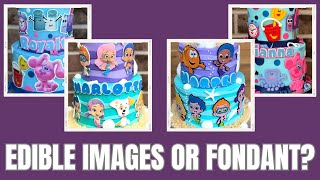 Should I Use Edible Images Or Fondant On My Cake [upl. by Salomie164]