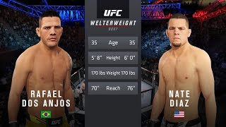 UFC® RAFAEL ANJOS vs NATE DIAZ [upl. by Viveca558]